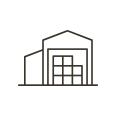 Industrial buildings icon