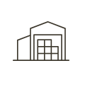 Industrial buildings icon