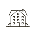 Residential buildings icon