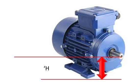 Measuring the motor frame