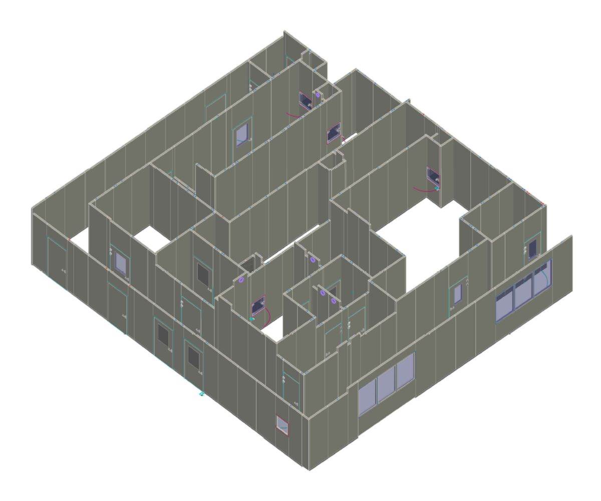 Clean room walls and panels